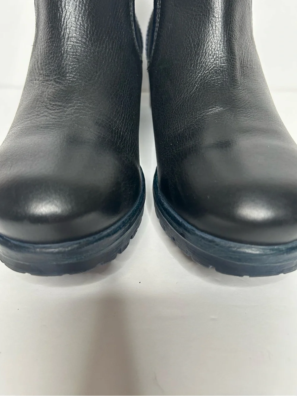 Bueno Florida Chelsea Boots Leather Black Blue Size 40